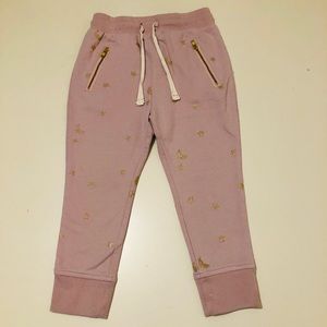 Crewcuts Lavendar Joggers w/Stars and Moons.EUC.